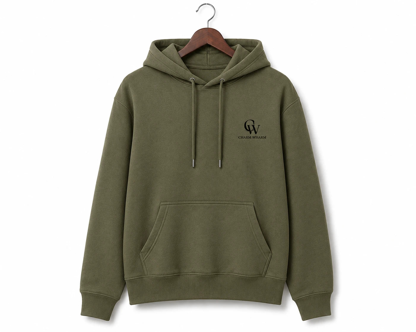 CHARM WHARM Men’s Fleece Hoodie Pullover