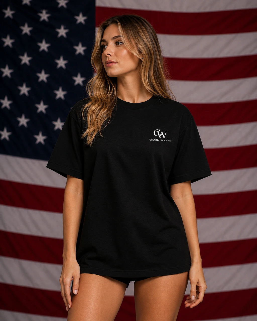 CHARM WHARM Women’s 100% Cotton T-Shirt