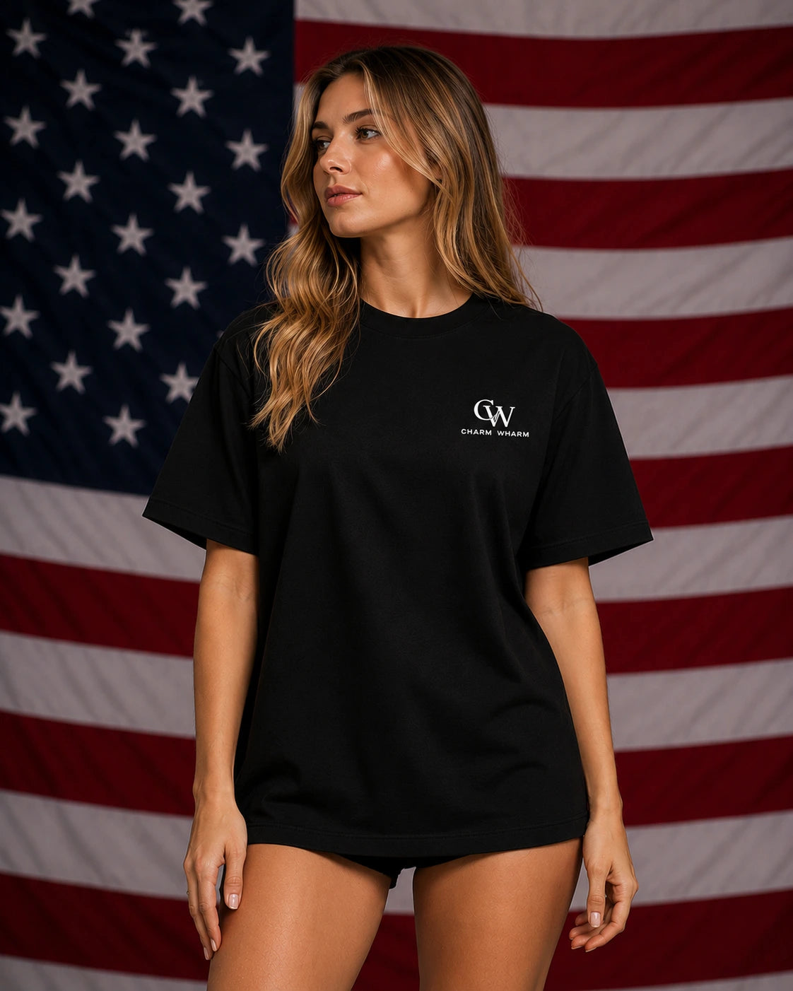 CHARM WHARM Women’s 100% Cotton T-Shirt